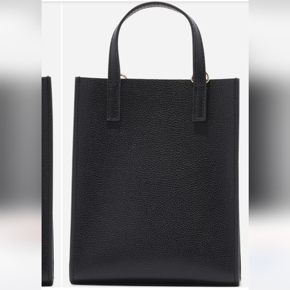 NWT. Marc Jacobs black Micro Leather Tote - Picture 2 of 6